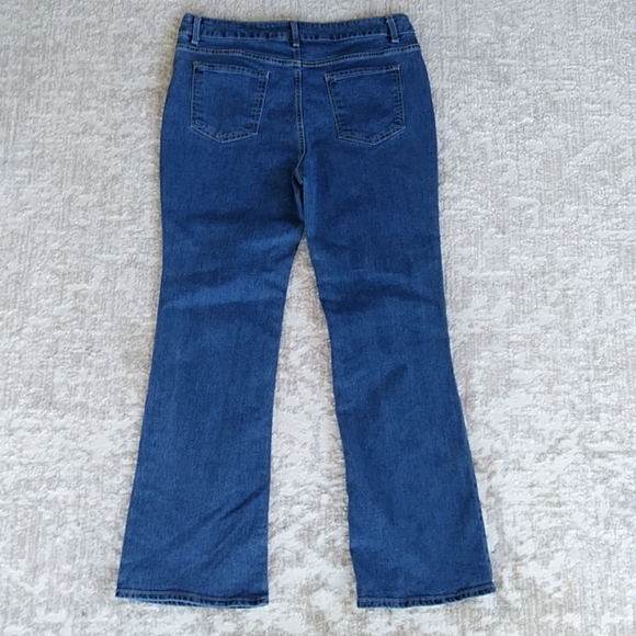 No Boundaries Distressed Boot Cut Jeans Junior 17 Blue - Picture 8 of 14